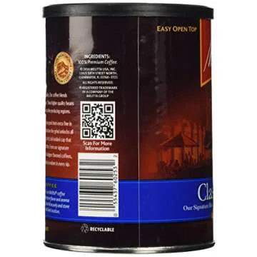 Melitta Classic Blend Medium Roast Ground Coffee Pack of 4