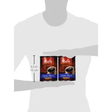 Melitta Classic Blend Medium Roast Ground Coffee Pack of 4