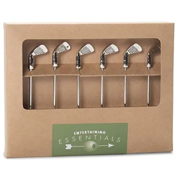 Cork Pops Golf Club Cocktail Picks Set of 6