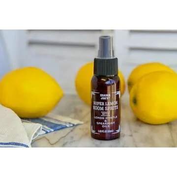 Trader Joe's Super Lemon Room Spritz Spray - Eco-Friendly Lemon Myrtle & Spearmint Oils
