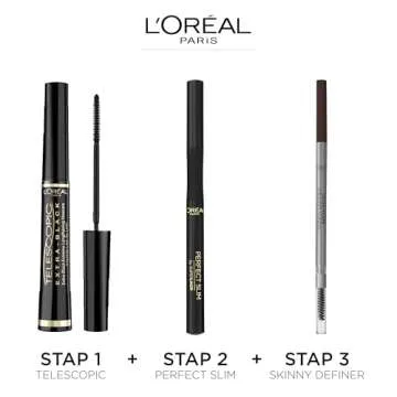 L'Oreal Telescopic Extra Black Mascara, Extra Black, 0.27 Ounce