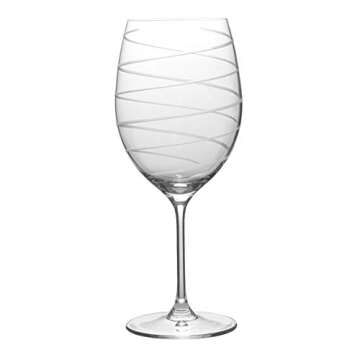Mikasa Cheers Bordeaux Wine Glass, Set of 4, 24 Ounce, Clear