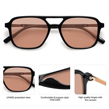 Trendy SOJOS Retro Aviator Sunglasses for Everyone