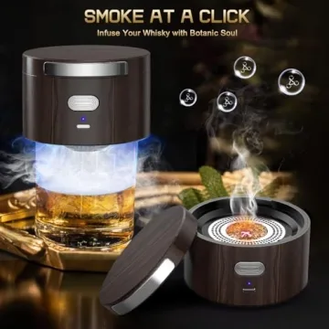 Electric Whiskey Smoker Kit for Crafting Perfect Cocktails