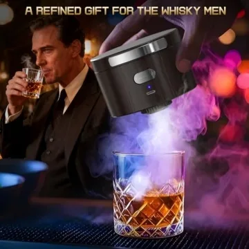 Electric Whiskey Smoker Kit with 6 Flavor Wood Chips