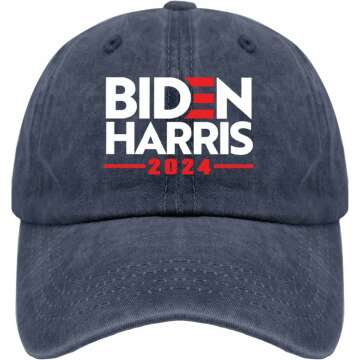 Biden Harris 2024 Vintage Dad Hat - Adjustable & Fun