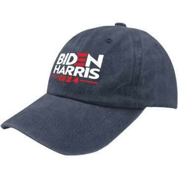 Biden Harris 2024 Vintage Dad Hat - Adjustable & Fun