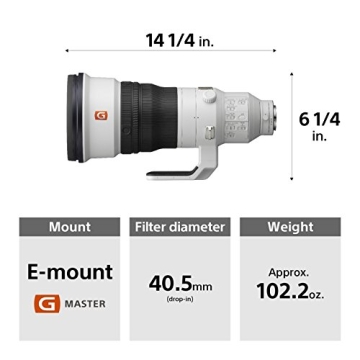 Sony 400mm F2.8 Super-Telephoto Lens for Photographers