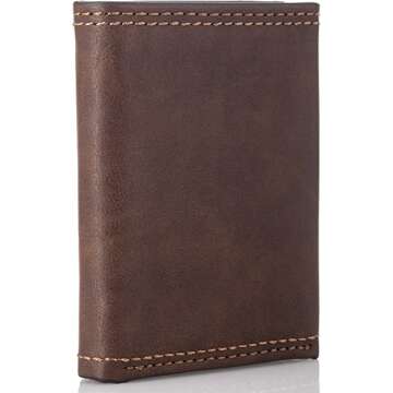 Columbia Brown Blocking Trifold Wallet with RFID