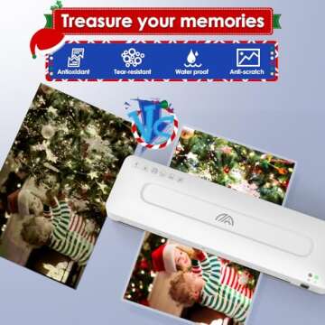 Laminator Machine 13 Inch Laminating Machine - A3 Lamination Machine with 30 Laminating Pouches, Cold and Thermal Laminator Kit for Office Home School Use (laminator A3)