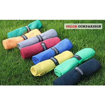 Handy Picks Microfiber Golf Towel 3 Pack with Clips
