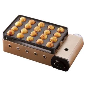 Iwatani Takoyaki Pan Gas Stove for Perfect Takoyaki Cooking