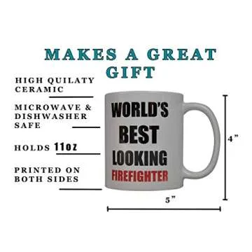 Funny Firefighter Coffee Mug for Any Occasion Gift