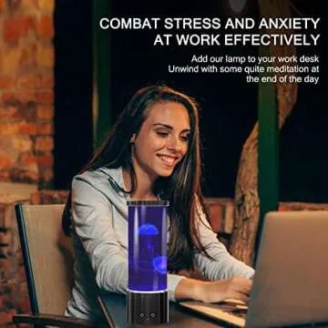 FBSPORT Jellyfish Lamp 17 Color Changing Night Light