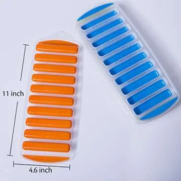Ozera Silicone Ice Cube Trays for Perfect Ice Sticks