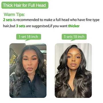 MOTFIN Straight Clip in Hair Extensions Real Human Hair Clip ins Hair Extensions for Women 8pcs Clip...