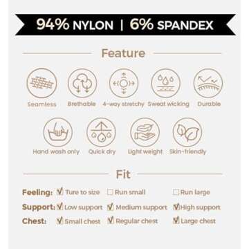 Aoxjox Women's Workout Seamless Sports Bras Tri-Straps Journey Fitness Gym Running Yoga Crop Tank Top (Blue, X-Small)