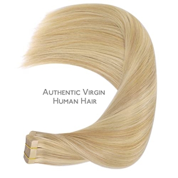 WENNALIFE 20pcs Tape in Hair Extensions - Human Hair