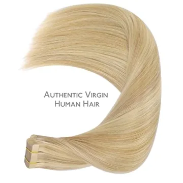 WENNALIFE 20pcs Tape in Hair Extensions - Human Hair
