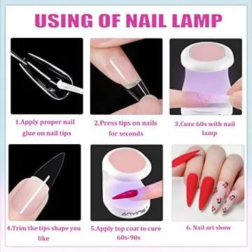 ANYINS Mini UV Light for Gel Nails, UV Light for Nails Nail Lamp Portable UV Nail Lamp 16W UV Lamp Professional UV Lamp for Gel Nails Innovative Nail Dryer for Nail Art