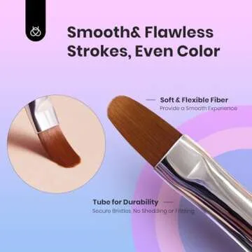 Beetles Gel Nail Brushes Set for Stunning DIY Nail Art