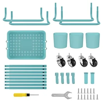 LEHOM 3-Tier Rolling Utility Cart for Easy Organization