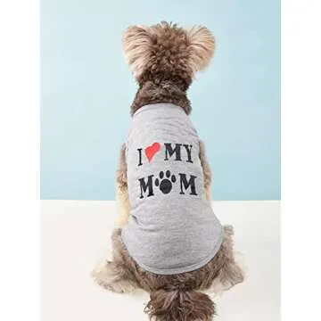 4 Packs Dog Shirts for Medium Dogs Boy Clothes