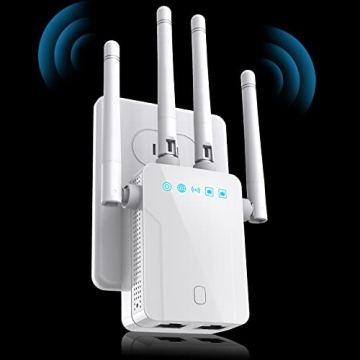 Fastest WiFi Extender/Booster | 2024 Release Up to 74% Faster | Broader Coverage Than Ever WiFi Sign...
