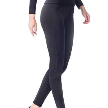 Hanmeimei Women's Slimming Pants Neoprene for Lose Weight Fat Burning Sweat Sauna Capris Leggings Body Shapers