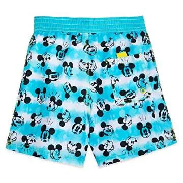 Disney Mickey Mouse Swim Trunks for Boys - Multicolored Fun