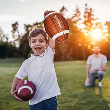 12" Football Paper Lanterns for Sports Parties & Celebrations