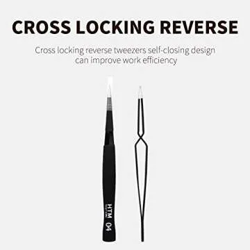 16 Pcs Sharp Precision Tweezers Set,Including 16 Types Of Anti-Static Stainless Steel Esd Medical Tweezers for Craft,Jewelry,Electronics Soldering,Laboratory Work,And Used for Beauty Etc