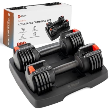 Adjustable Dumbbells for Home Gym - Lifepro