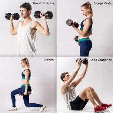 Adjustable Dumbbells for Home Gym - Lifepro