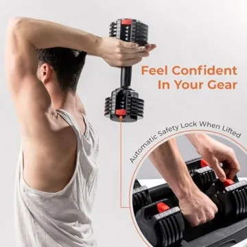Adjustable Dumbbells for Home Gym - Lifepro