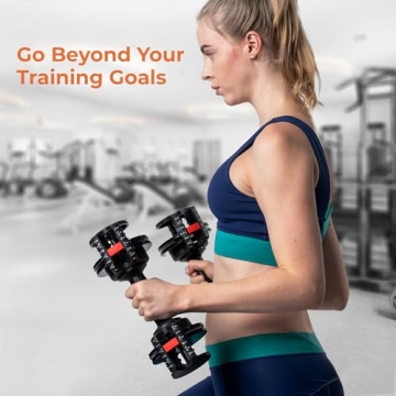 Adjustable Dumbbells for Home Gym - Lifepro