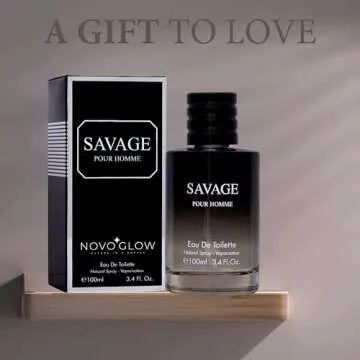 Savage for Men 3.4 Oz Men's Eau De Toilette Spray Refreshing & Warm Masculine Scent for Daily Use Men's Casual Cologne Great Holiday Gift Smell Fresh All Day A Gift for Any Occasion