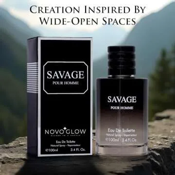 Savage for Men 3.4 Oz Men's Eau De Toilette Spray Refreshing & Warm Masculine Scent for Daily Use Men's Casual Cologne Great Holiday Gift Smell Fresh All Day A Gift for Any Occasion
