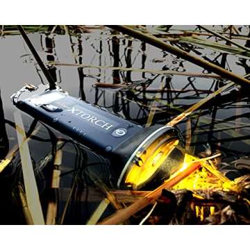 XTorch LED Rechargeable Flashlight with Solar Charger