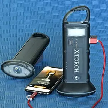 XTorch LED Rechargeable Flashlight with Solar Charger