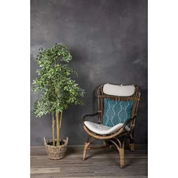 Stylish Rattan Kobo Indoor Outdoor Planter with Handles