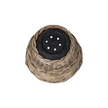 Stylish Rattan Kobo Indoor Outdoor Planter with Handles