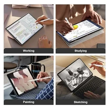 Shortcut Smart Button Stylus Pen for iPad Apple Pencil 1st 2nd Generation,BENWIS Pro 3X Fast Charge Apple Pencil Work for 2018-2023 iPad 6/7/8/9/10, iPad Mini 5/6, iPad Air 3/4/5, iPad Pro 11"/12.9"