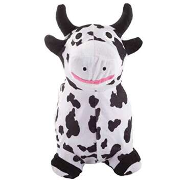 Happy Trails Bouncy Cow Inflatable Ride-On Toy for Toddlers