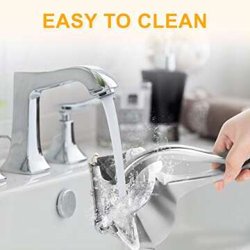 Fantalife Manual Fruit Juicer - Heavy Duty Hand Juicer Fruit Squeezer - Aluminum Alloy Manual Juicer Fruit Press - Fruit Juice Squeezer Lemon Orange Juicer Fresh