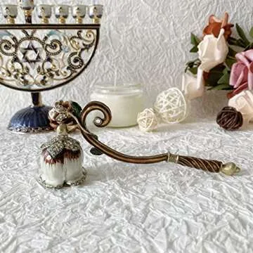 Pasiir Candle Snuffer, Unique Candle Extinguisher Snuffer, Decorative Candle Extinguisher Metal Candle Tool