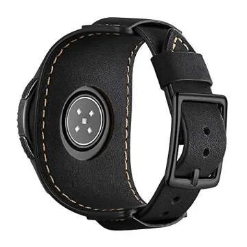 Premium CooBES 22mm Leather Band for Samsung Galaxy Watches