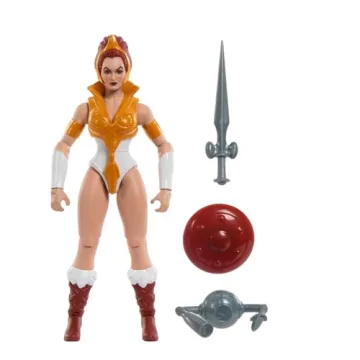 Mattel Masters of the Universe Origins Teela Figure - 5.5-Inch Classic Character with Accessories
