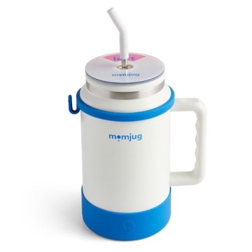 MomJug Breastfeeding Water Bottle, 50oz - Stylish Support for Moms