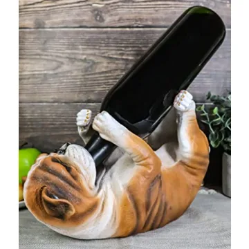 Adorable Bulldog Wine Bottle Holder for Dog Lovers
